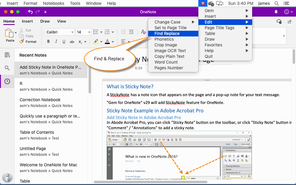 spell check in onenote for mac